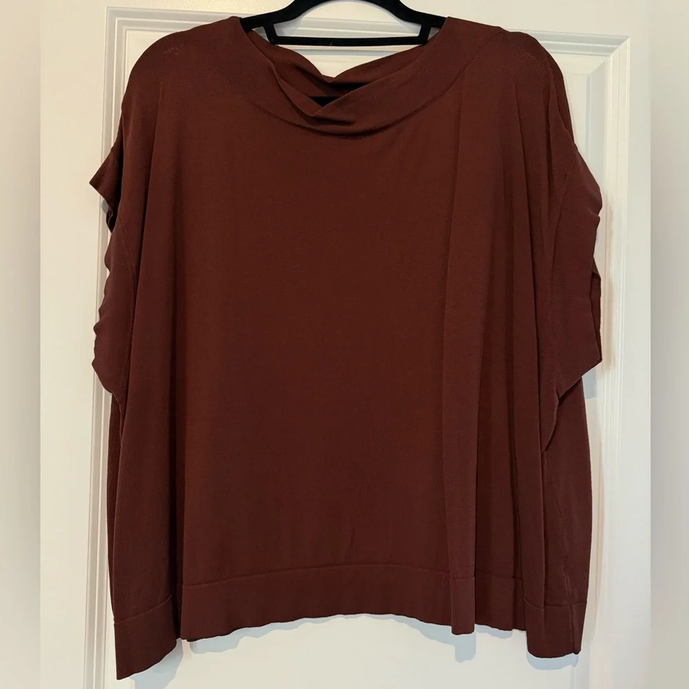Entro Rust Knit Top - Picture 1 of 2